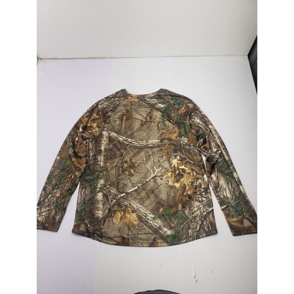 Realtree Camo Shirt Men's Long Sleeve Pullover Hunting Outdoor Shirt Size XL - Picture 10 of 16